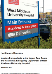 UCT & A&E West Middlesex University Hospital November 2017