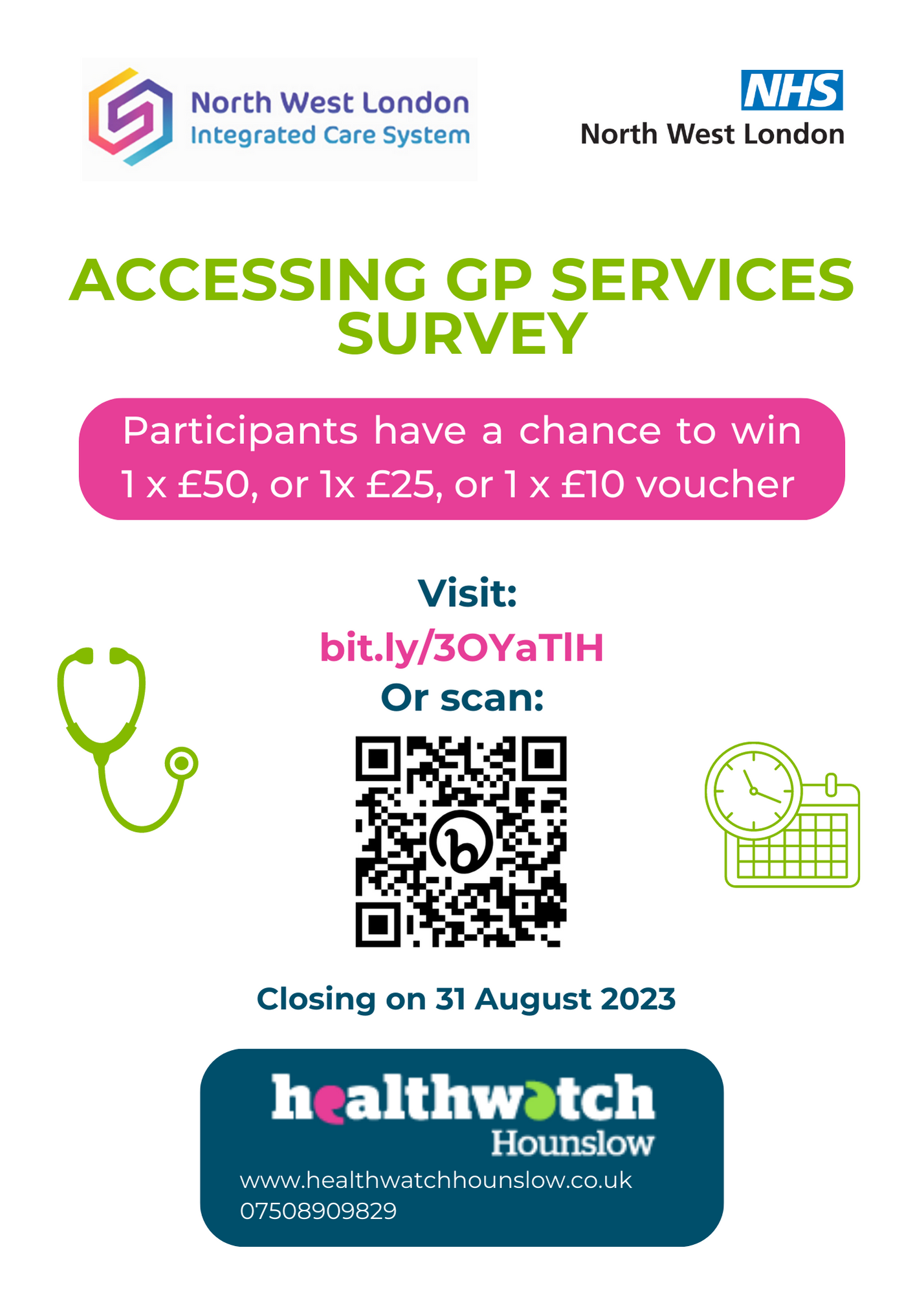 Enhanced Patient Access to GP Practices Survey Healthwatch Hounslow