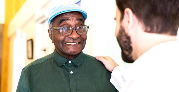 Smiling Older Black Man