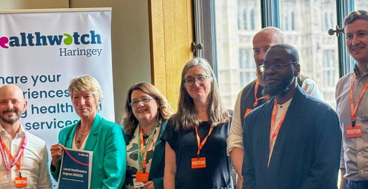 Local Healthwatch and MPs at drop in event