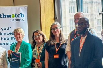 Local Healthwatch and MPs at drop in event