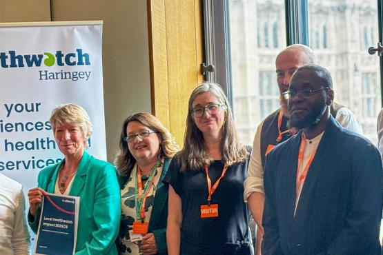 Local Healthwatch and MPs at drop in event