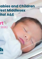 Picture of a baby in A&E 